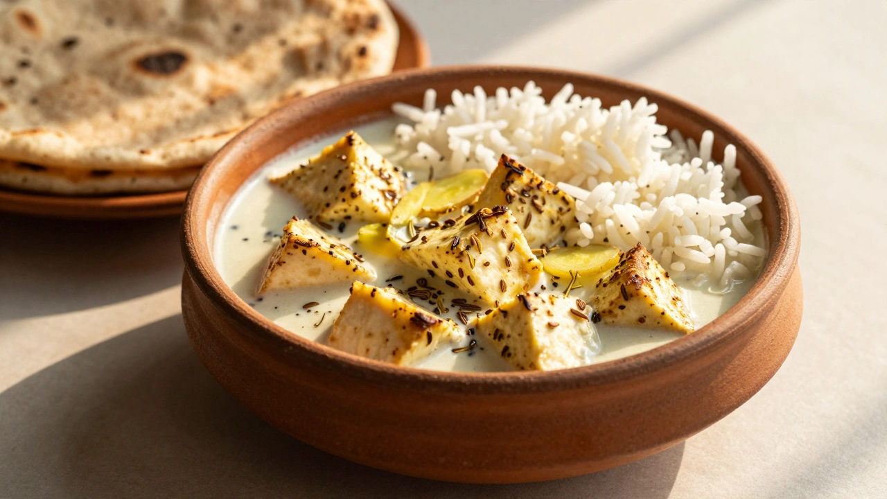 Healthy sauteed paneer dish with digestive spices and roti