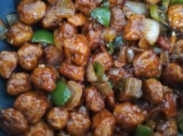 सोयाबीन चिली बनाने की विधि हिंदी में- Soyabean Chilli Recipe In Hindi